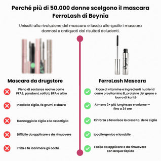 FerroLash | Mascara naturale, allungante e nutriente