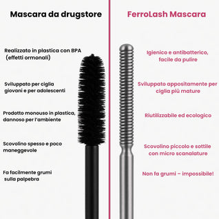 FerroLash | Mascara naturale, allungante e nutriente