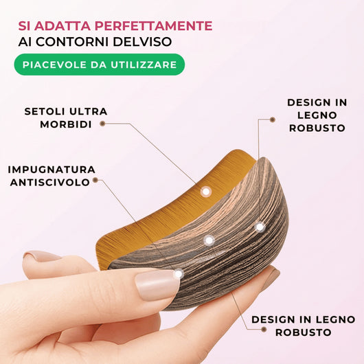 Spazzola per massaggio linfatico