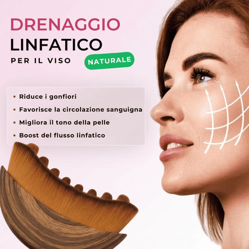 Spazzola per massaggio linfatico
