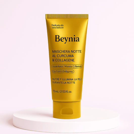 Beynia - Maschera coreana alla curcuma e collagene