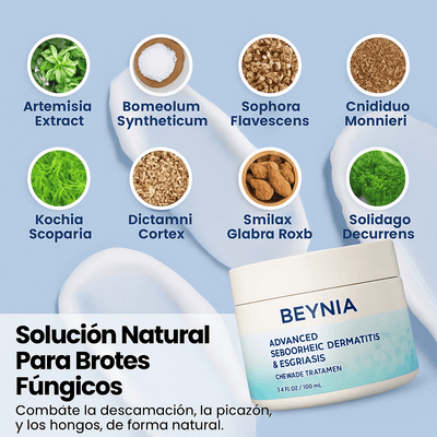 Beynia™ Crema para la Dermatitis Seborreica y la Psoriasis