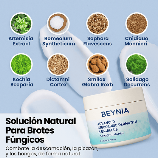 Beynia™ Crema para la Dermatitis Seborreica y la Psoriasis