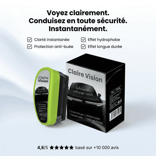 VisionClaire™ – Une clarté optimale par tous les temps