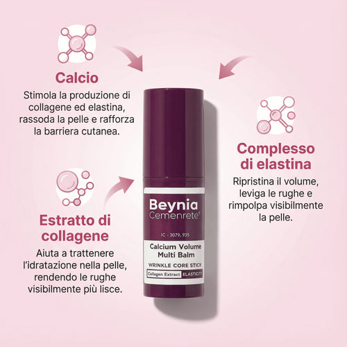 Balsamo anti-rughe al collagene e calcio