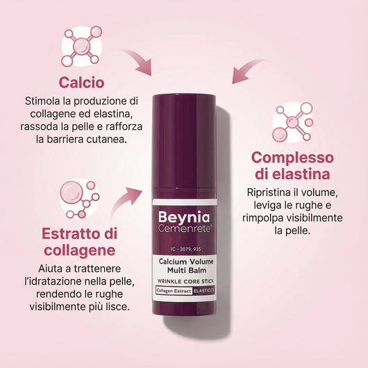Balsamo anti-rughe al collagene e calcio