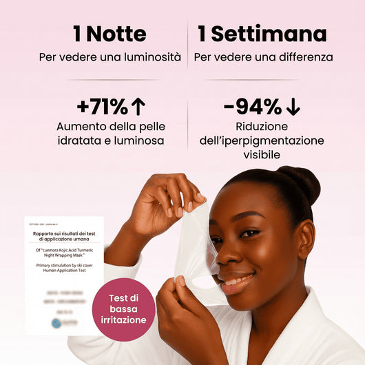 Beynia - Maschera coreana alla curcuma e collagene