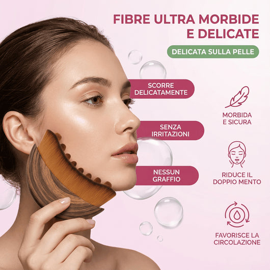 Spazzola per massaggio linfatico