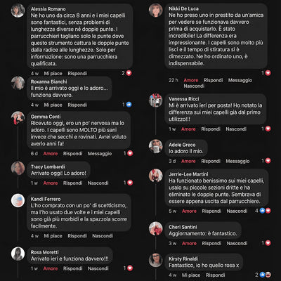 Tagliacapelli per doppie punte