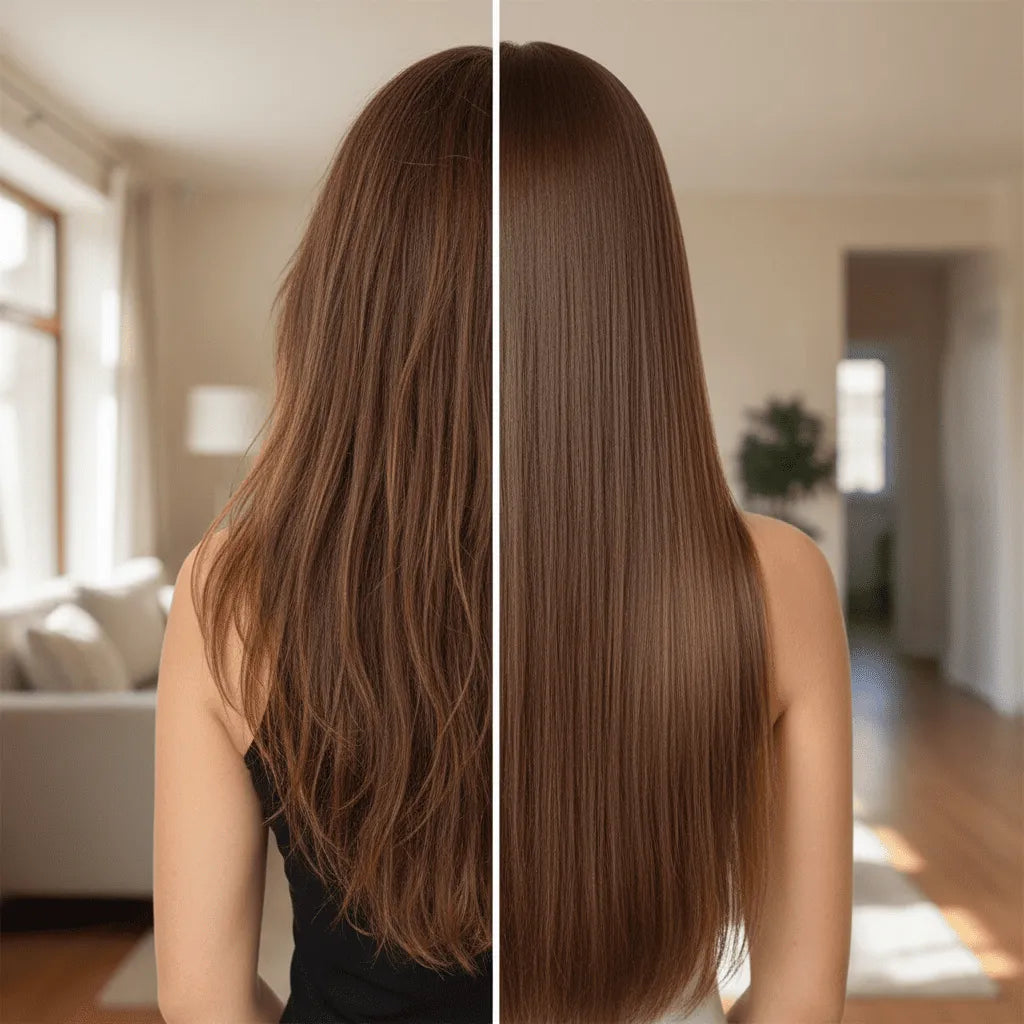 Capelli setosi e lisci non sono mai