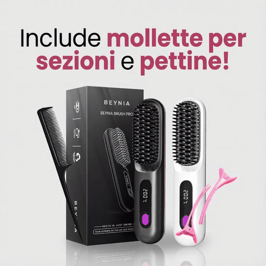 Beynia Spazzola Lisciante Portatile – Brush PRO
